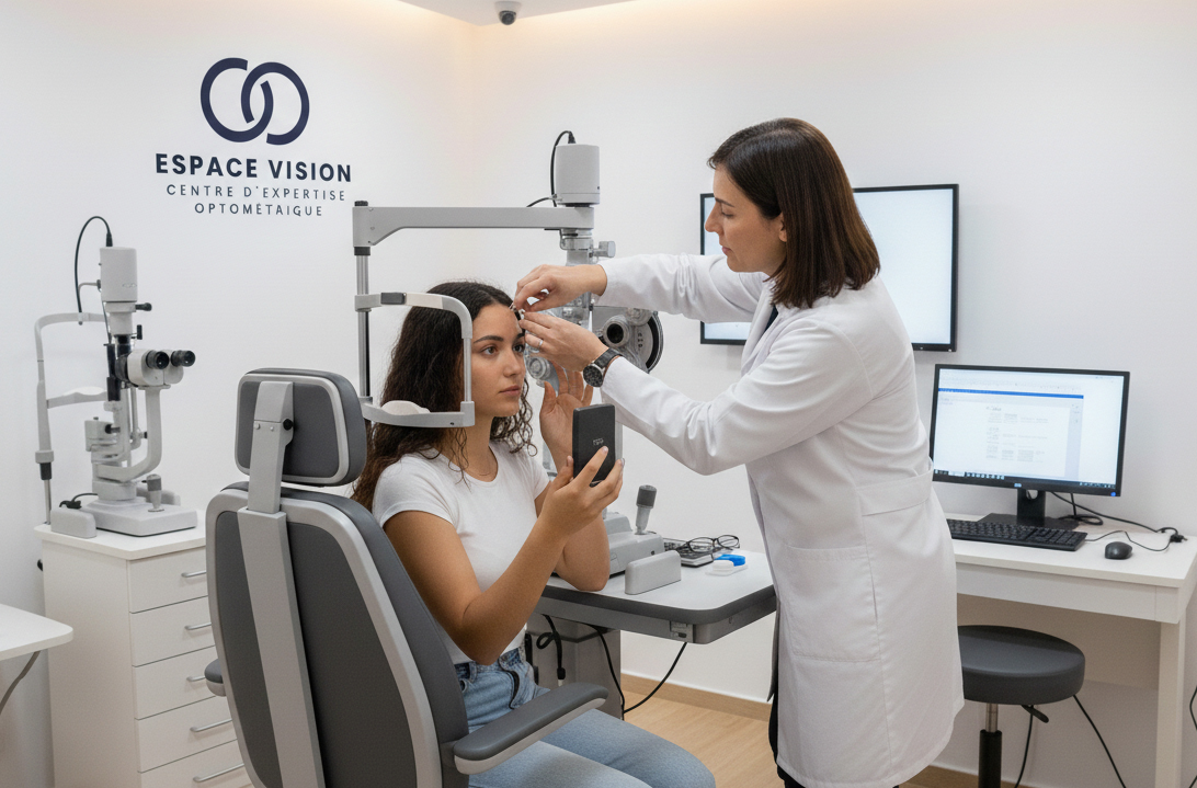 Test de vue opticien - Espace Vision